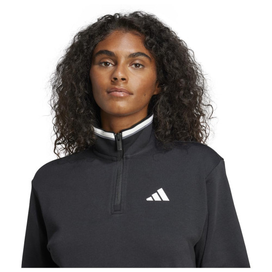 Adidas Γυναικεία μακρυμάνικη μπλούζα Essentials Color Pop French Terry Crop Quarter-Zip
